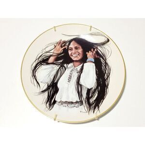 Penni Anne Cross Artist, "WIND‎ LAUGHTER", Navajo, Christmas 1990, Cross Gallery